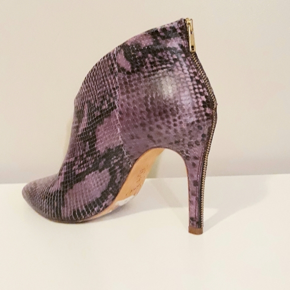 Leather Snake Booties - Picture 5 of 9